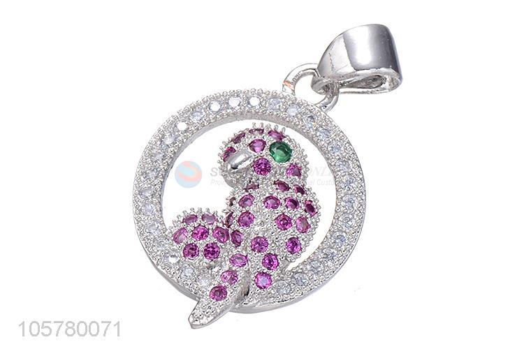 Good Quality Bird Shape Inlay Zircon Pendant Best Necklace Accessories