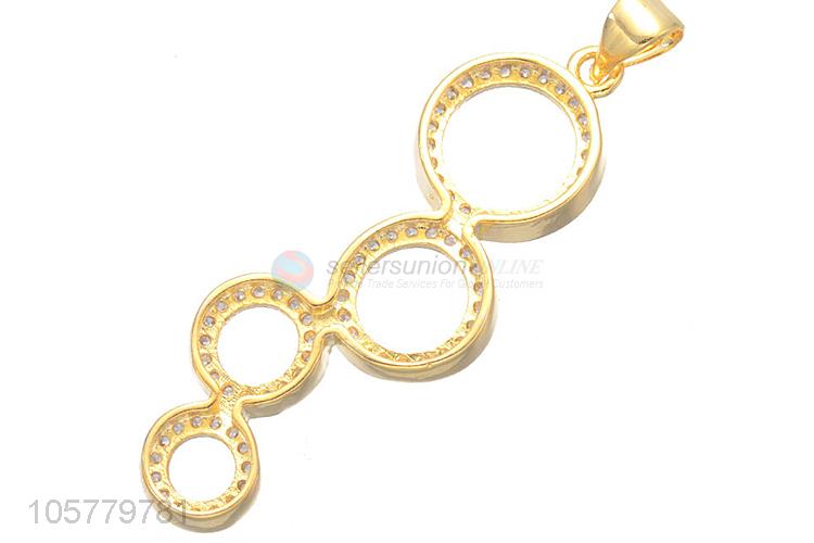 New Design Necklace Pendant Fashion Inlay Zircon Pendant