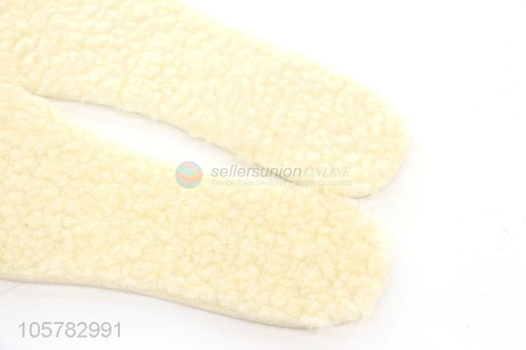 ODM factory children lamb wool+latex insoles winter warm insoles