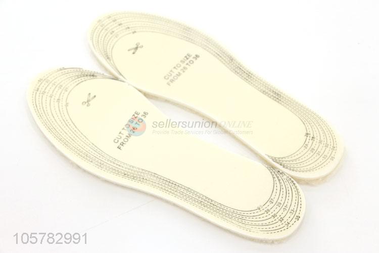 ODM factory children lamb wool+latex insoles winter warm insoles