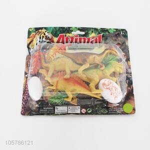 Low price plastic wild dinosaur set for children