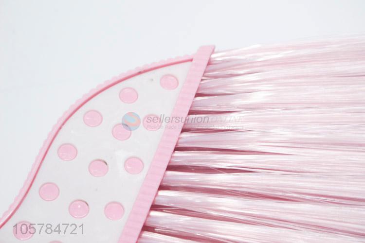 China Factory Home Floor Brush Cleaning Plastic Long Hair Broom Head