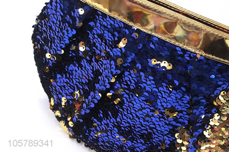 Manufacturer custom delicate women modern sequin clutch bag