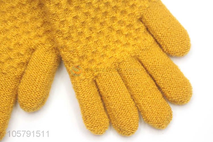 Top Quality Colorful Warm Gloves Fashion Ladies Gloves