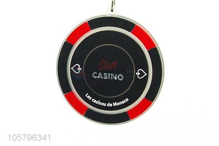 Hot Selling Round Soft PVC Key Chain