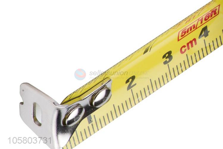 Good sale auto-lock steel measuring tape with rubber case