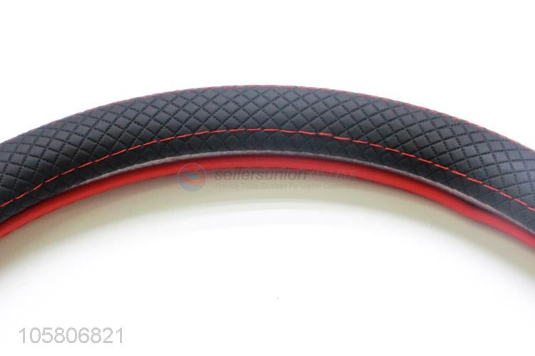 Factory promotional pu material car steering wheel cover