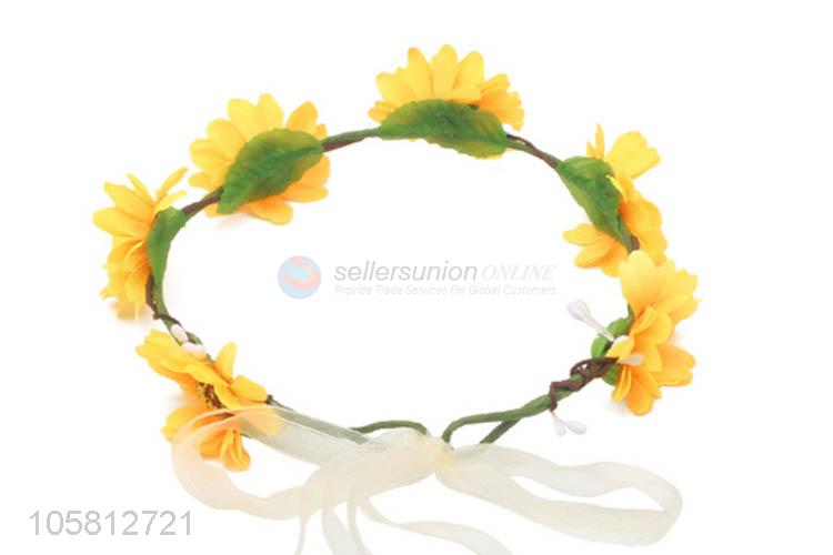 Good Sale Decorative Garland Simulation Flower Headband