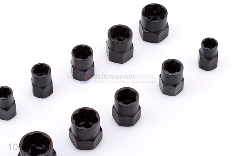 Customized 10pcs hex bolt remover screw extractor