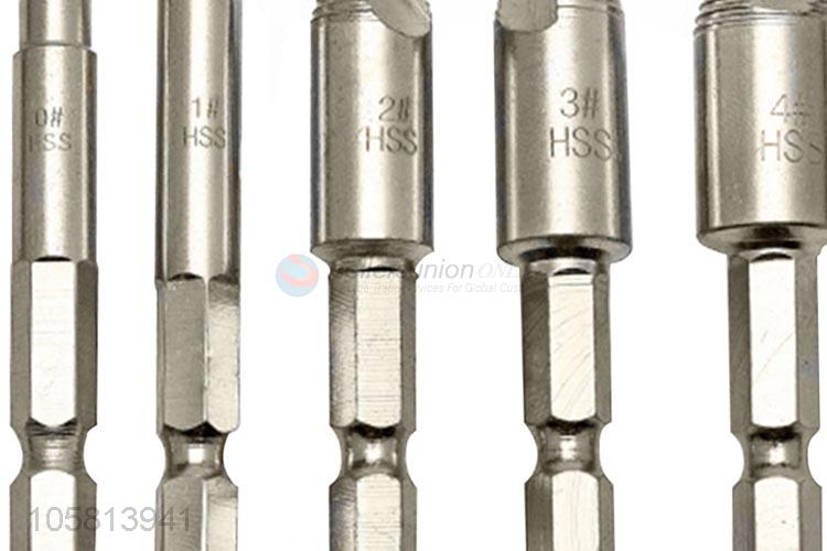 Promotional premium quality 5pcs HSS broken screw remover and extractor set