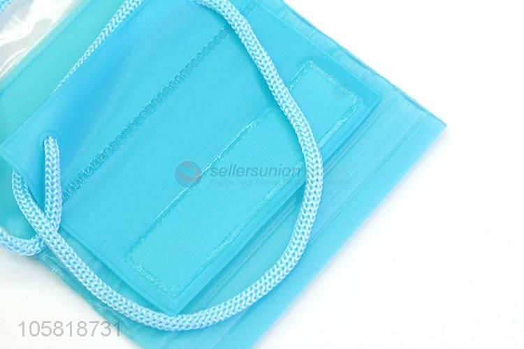 Delicate Design Colorful Plastic Phone Waterproof Bag With Rope