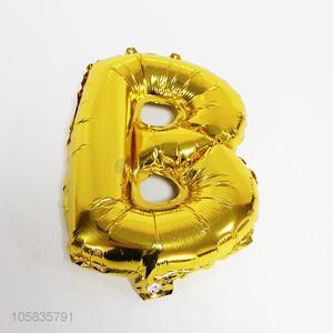 Home decoration inflation aluminum foil film letter balloon