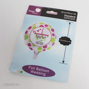 Hot selling round aluminum foil balloon for party