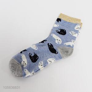 New style fashion breathable cotton polyester men socks