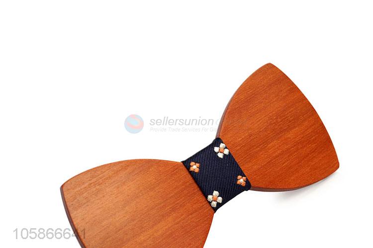 Factory Sales Wedding Suits Wooden Bow Tie