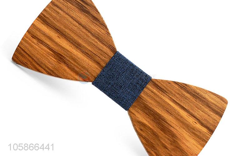 Factory Wholesale Adult Men Shirt Wood Bow Tie