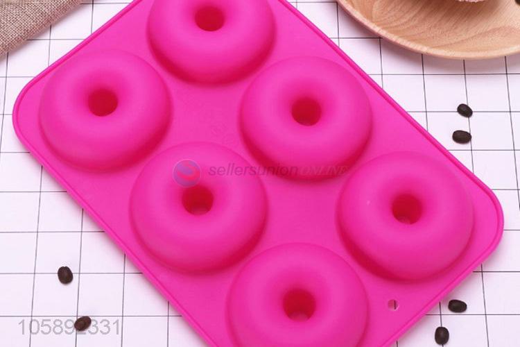 Cheap and good quality onut pan silicone doughnuts baking pan non-stick cake mold