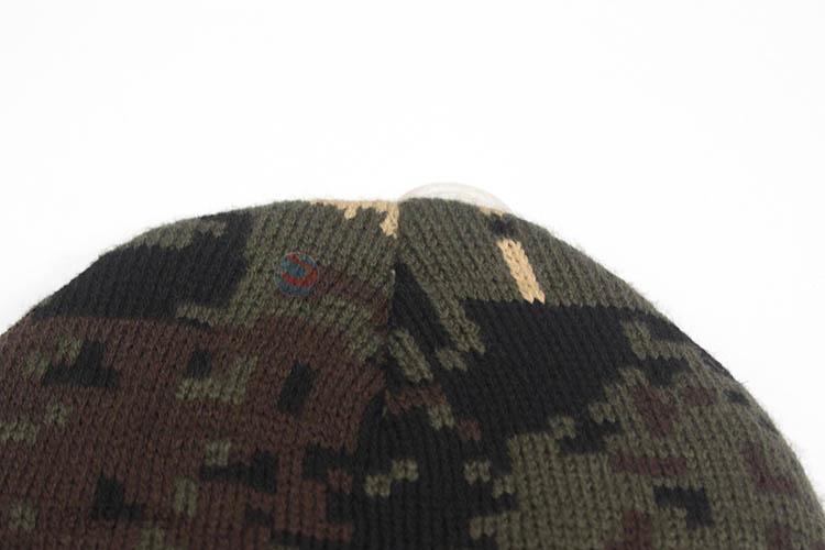 Latest Knitted Camouflage Beanie Winter Warm Cap