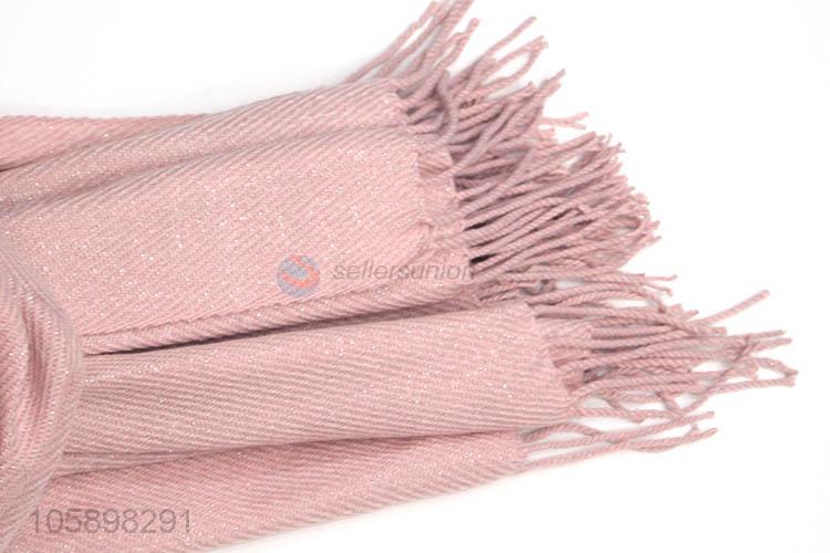 Direct factory cheap women thick arcylic winter scarf