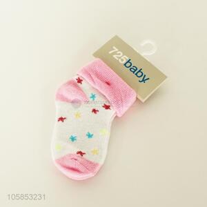 Hot sale cute socks cute pattern baby girls sock