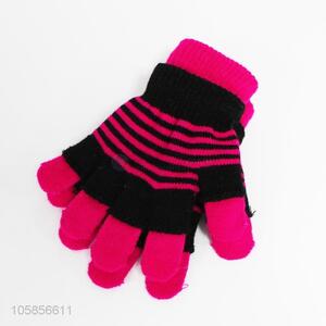 China factory winter warm ladies knit gloves