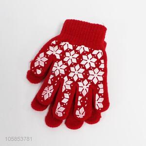 Good quality winter warm children's knitted gloves