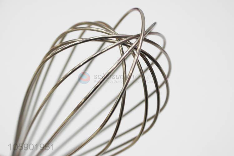 Superior quality kitchen supplies 430 stainless steel egg whisk