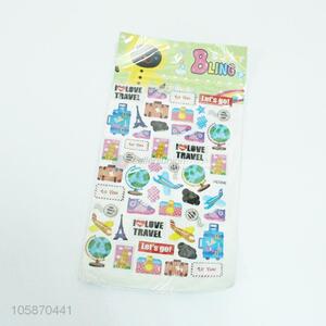 Cute Design Colorful Decorative Plastic Sticker