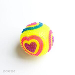 Direct factory supply children TPR toy ball spiky heart ball