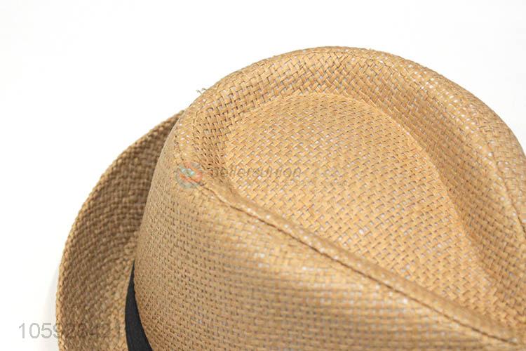 Good quality decorate summer paper straw hat