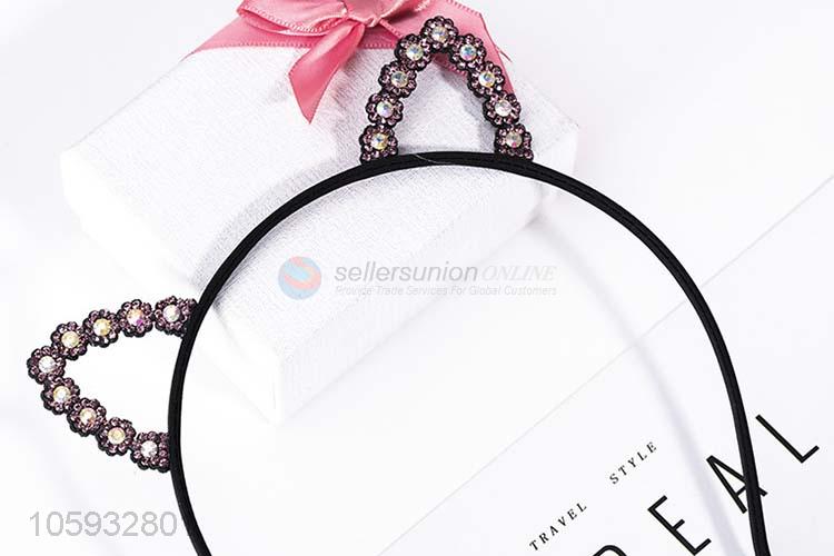 Unique Design Fashion Cat Ear Hair Hoop Best Hair Clasp