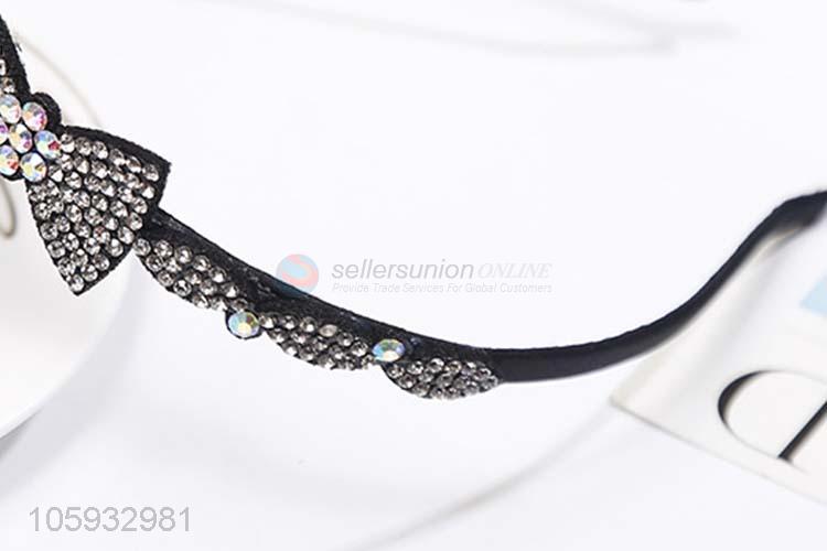 Popular Diamond Bowknot Hair Hoop Best Hair Accessories