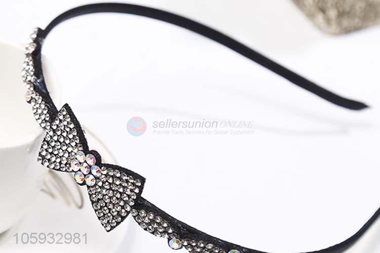 Popular Diamond Bowknot Hair Hoop Best Hair Accessories