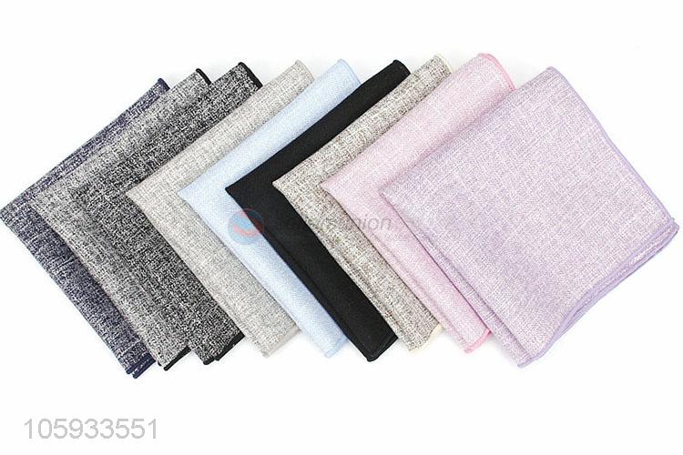 Business Style Pocket Squares Cotton Men Handkerchief