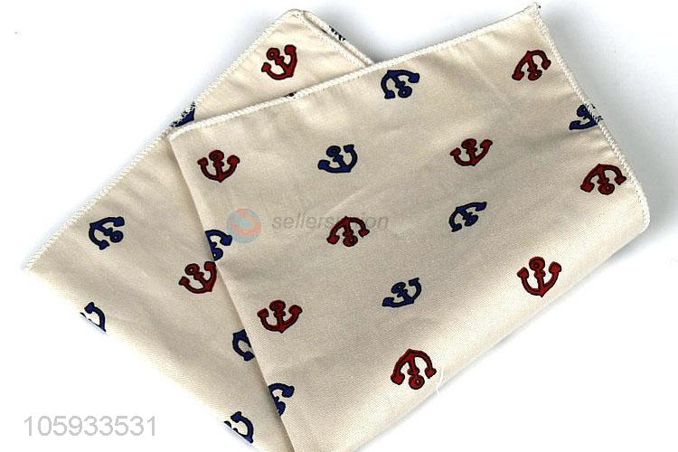 Fashion Printing Cotton Men Business Handkerchief