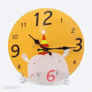 Cute Design Fashion Round Wall Clock For Household