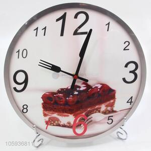 New Arrival Fashion Dessert Pattern Hanging Clock