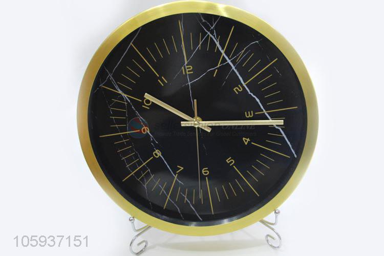 Delicate Design Aluminium Alloy Hanging Wall Clock