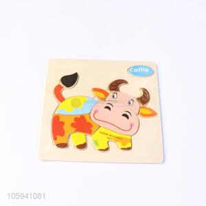 Wholesale Price Cartoon 3D Wooden Educational Toys Puzzle