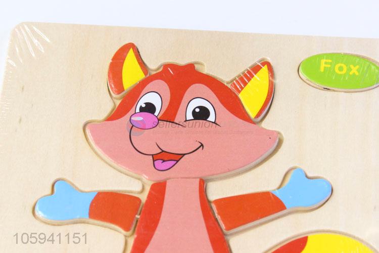 High Quality Educational Color Cartoon Toddlers 3D Jigsaw Puzzle