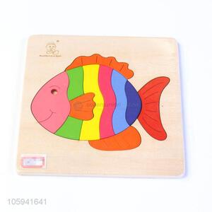 Best Price Cute Fisn Wooden Puzzle for Baby