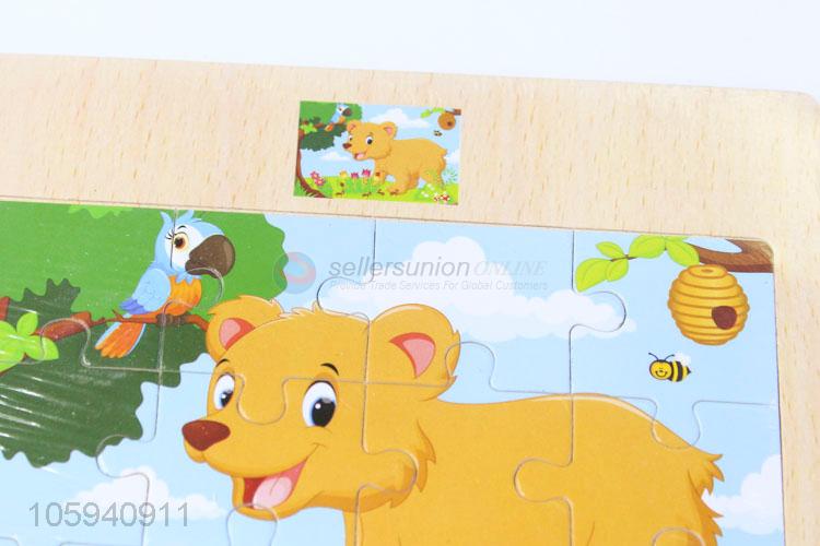 Competitive Price Children Cartoon Puzzle Wooden Puzzle