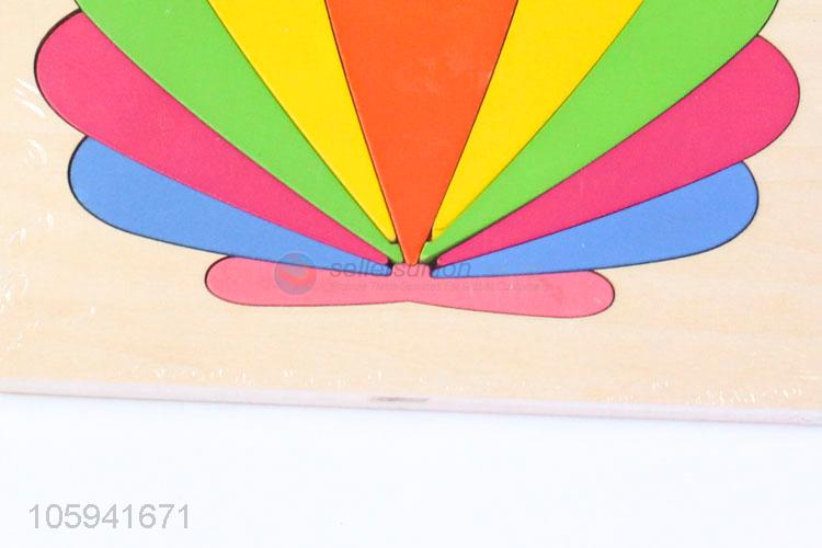 Lowest Price Cartoon  Wooden DIY Jigsaw Puzzle for Kids