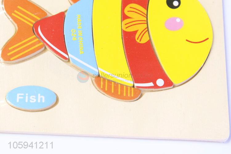 Cheap and High Quality 3D Wooden Puzzle Educational Toy Gift for Baby