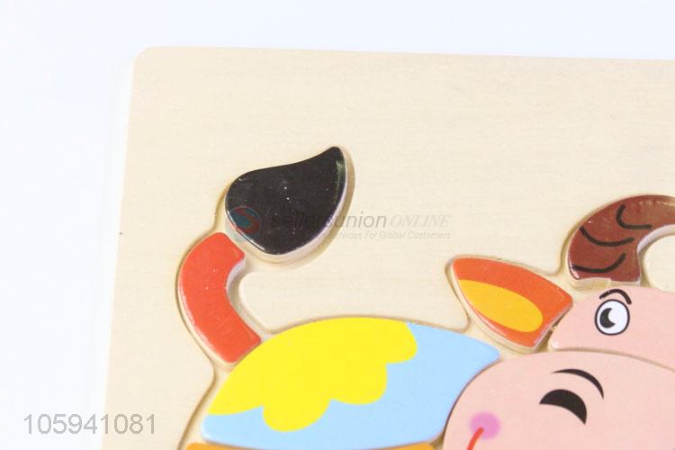 Wholesale Price Cartoon 3D Wooden Educational Toys Puzzle