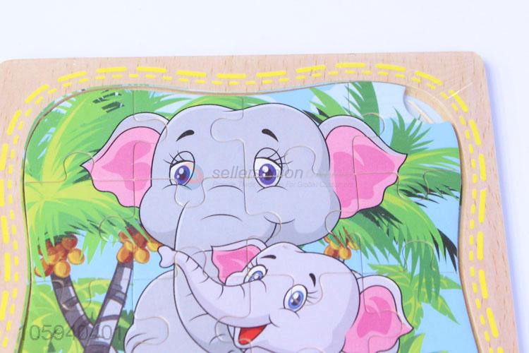 Wholesale Price Cartoon Education Wooden Toy Jigsaw Puzzles