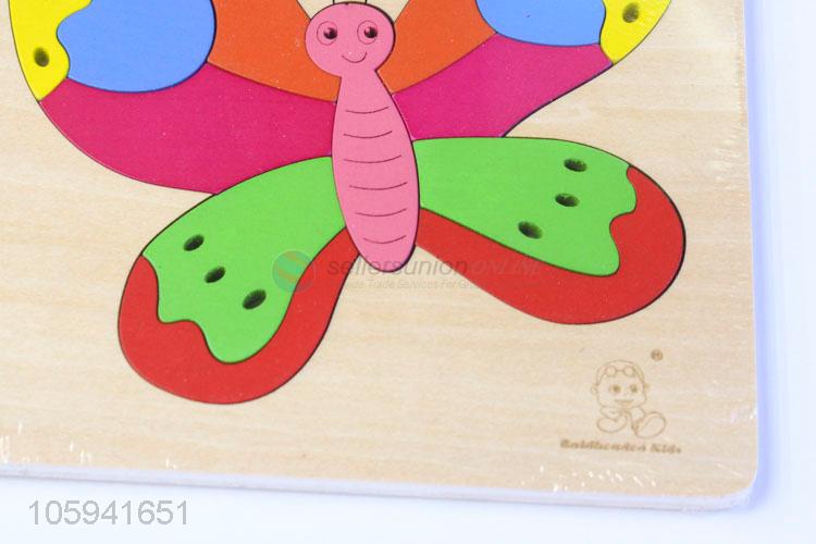 Suitable Price Children Butterfly Elephant Wooden Puzzle