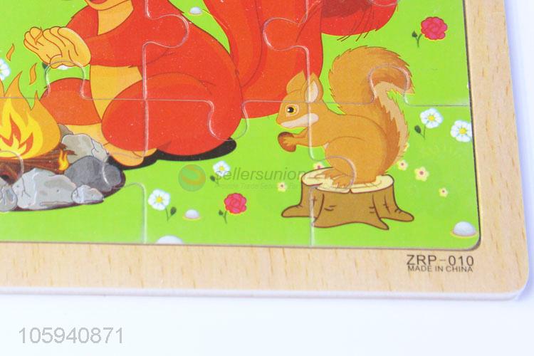 Good Sale Cute Wooden Puzzle for Baby