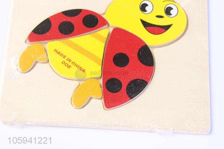 Factory Sales Baby Toys Cute 3D Bee Wooden Puzzle