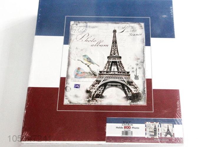 China Hot Sale Eiffel Tower Pattern Photo Album Picture Case Storage